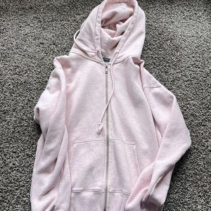 Pink Brandy Melville Zip-Up
